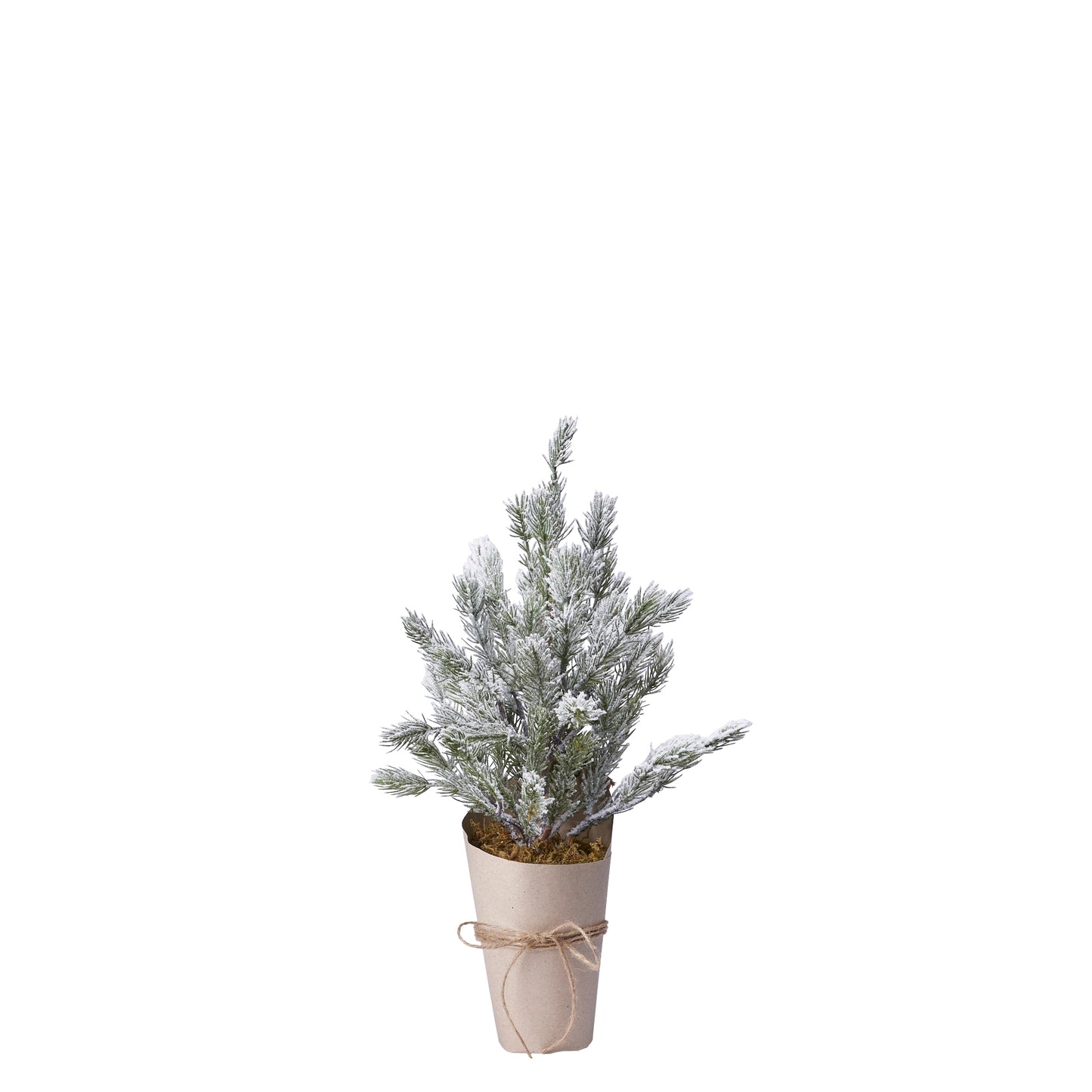 Light-up snowy Christmas tree, 44cm