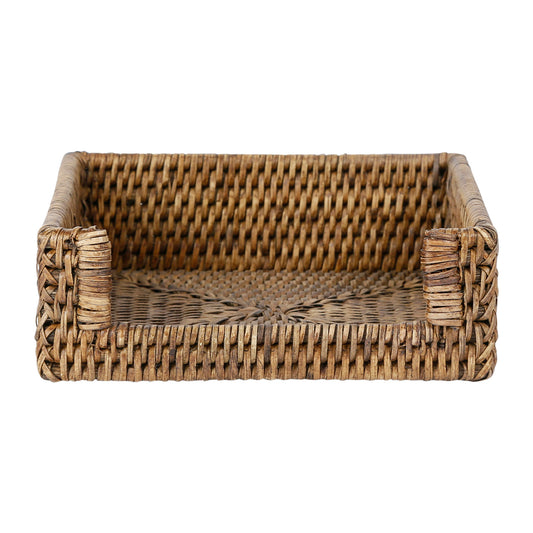 Rattan napkin holder