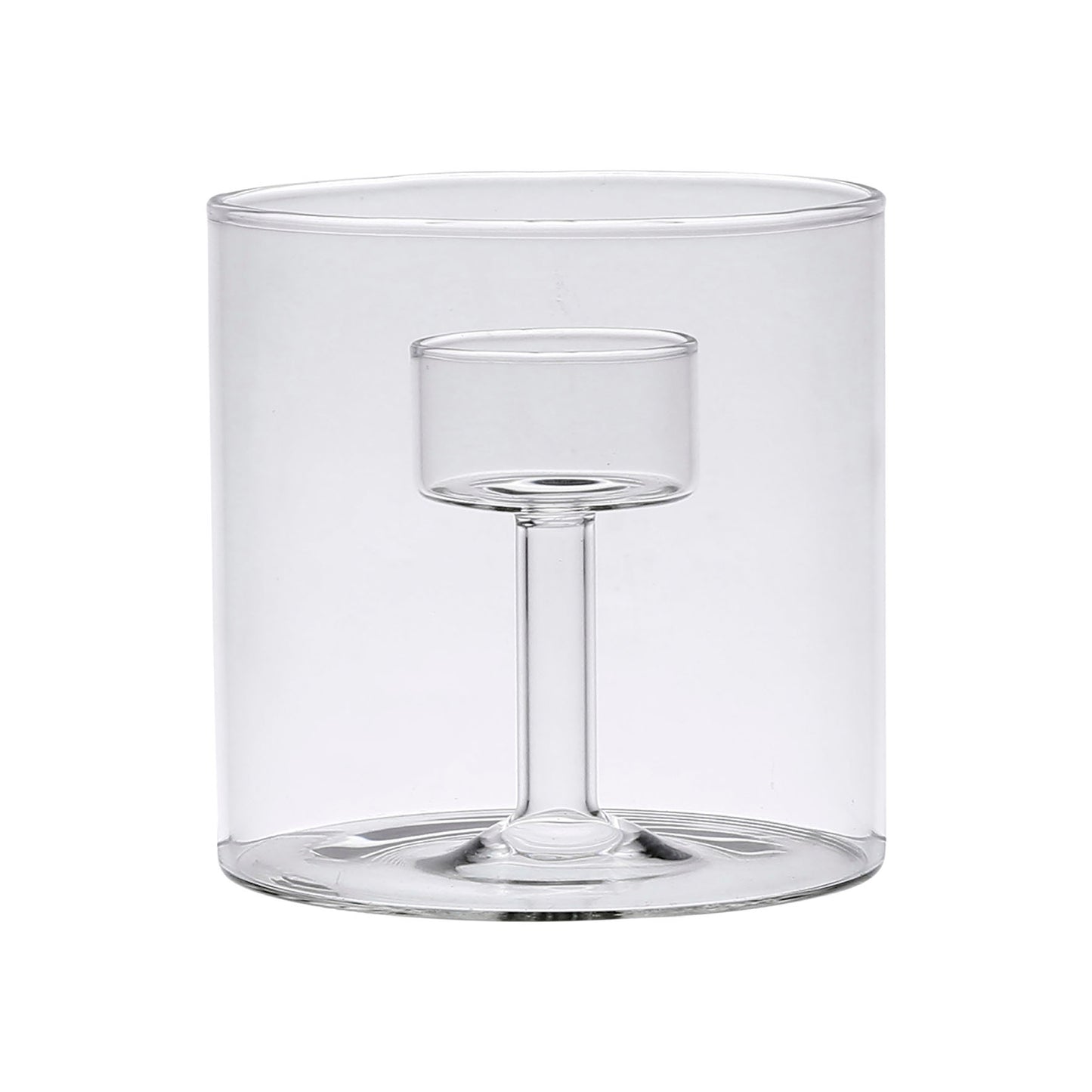 Medium glass tealight holder