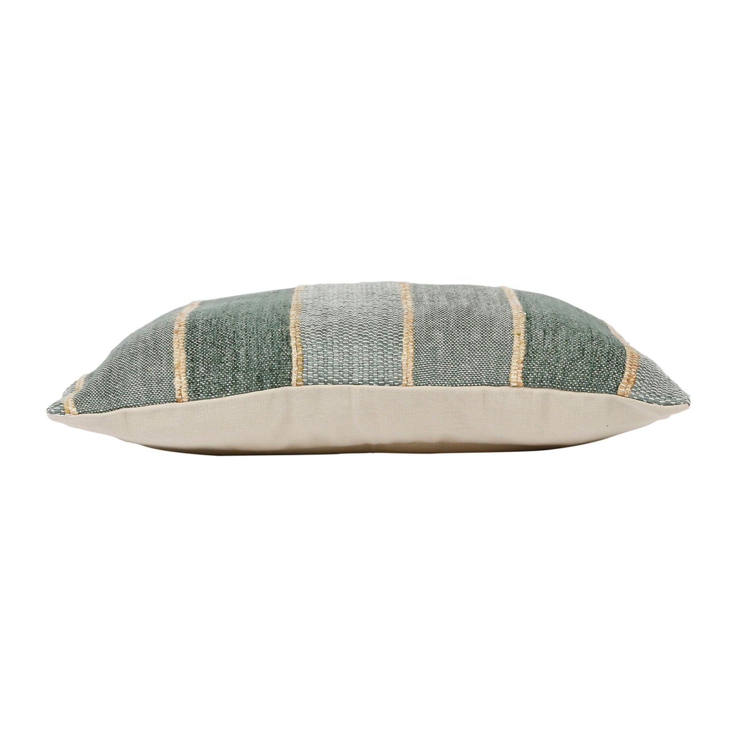 Beach house striped cotton cushion, 45x45cm