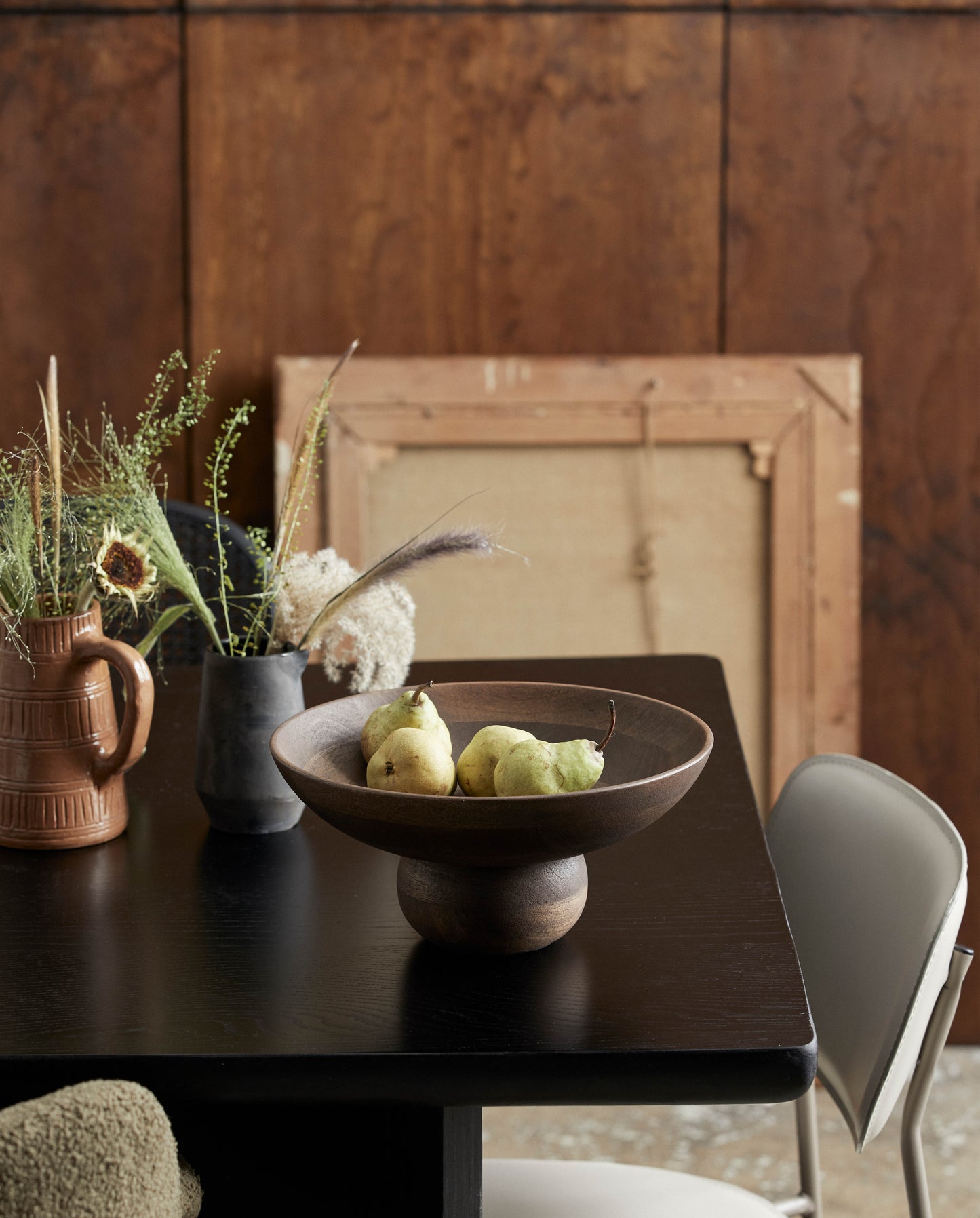 Natural wooden bowl