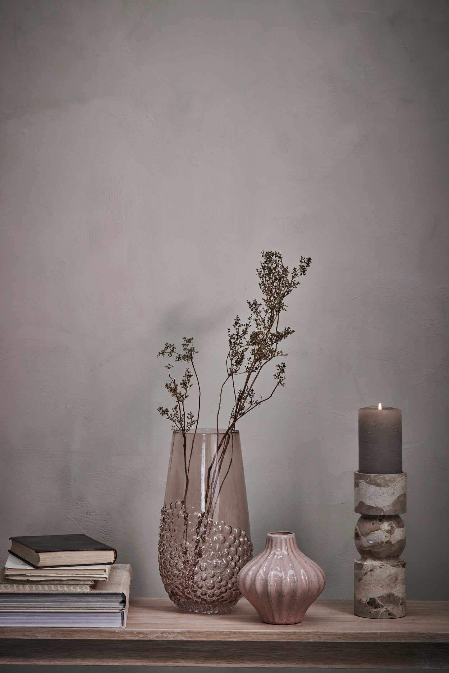 Decorative glazed ceramic vase