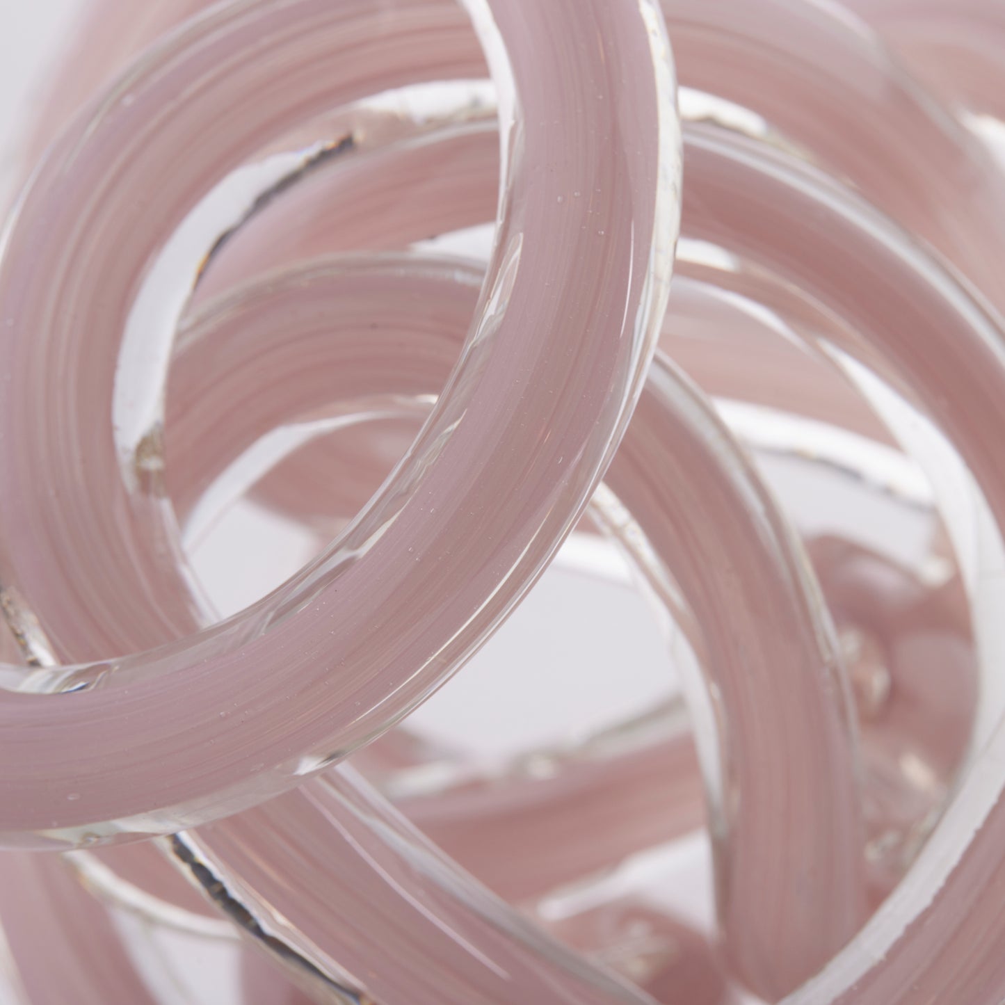 Glass sculpted decoration - lilac