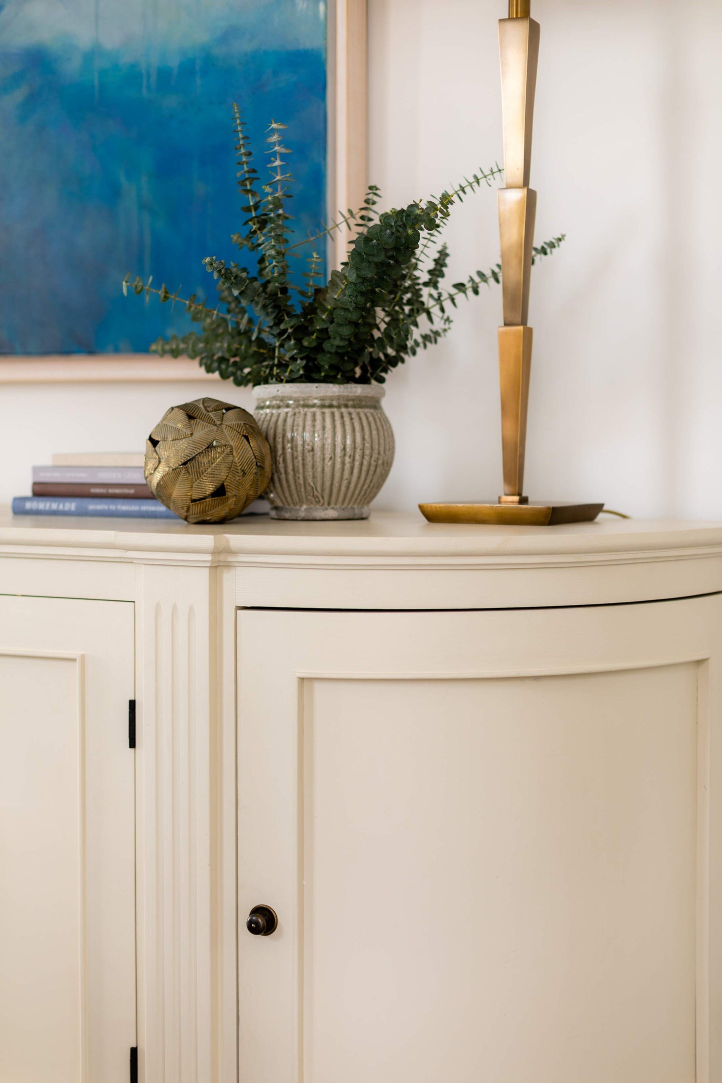 Grecian handcut ceramic planter, grey