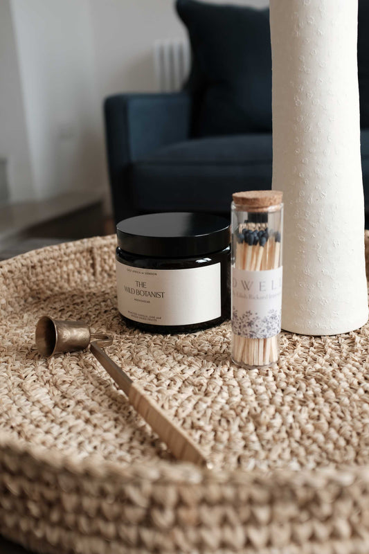 Tall white stoneware vase, 33cm