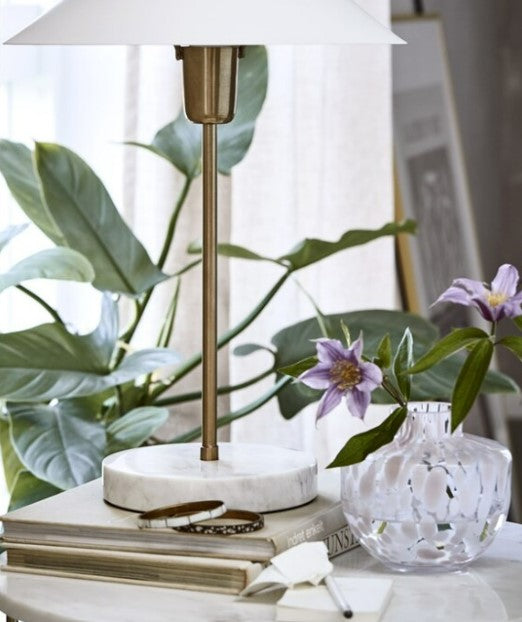 Small painted glass vase, blush