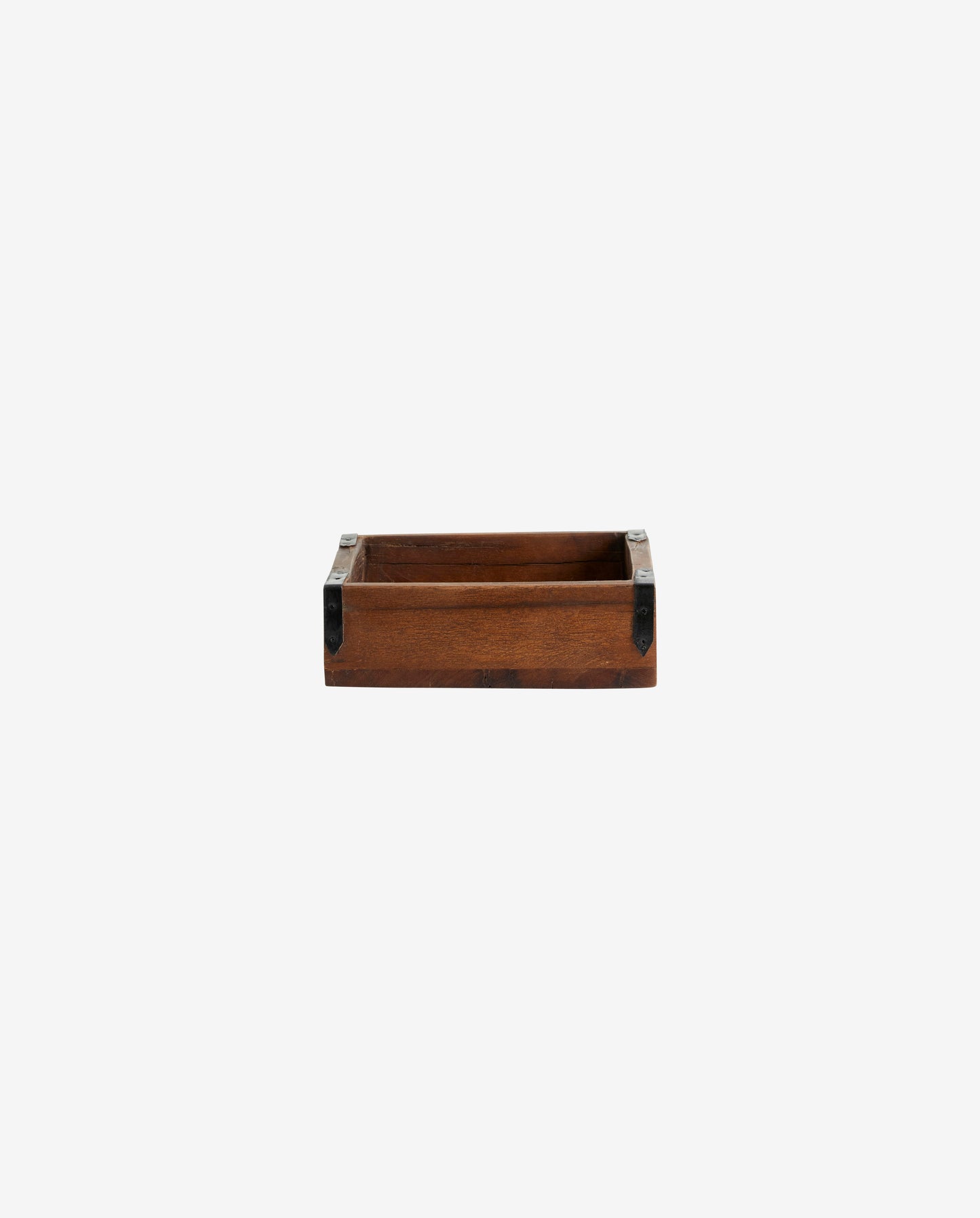 Vintage Indian wood square box