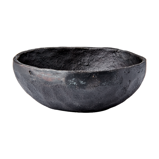 Forma Set of 3 Black Iron Bowls