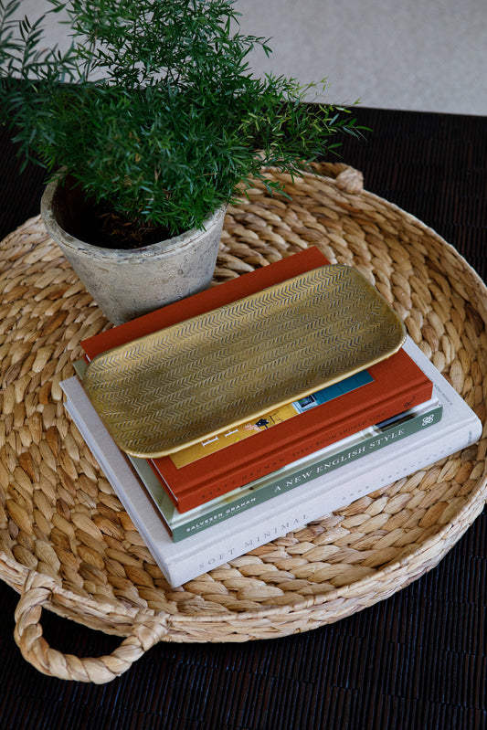 Rowan Large Wicker Tray