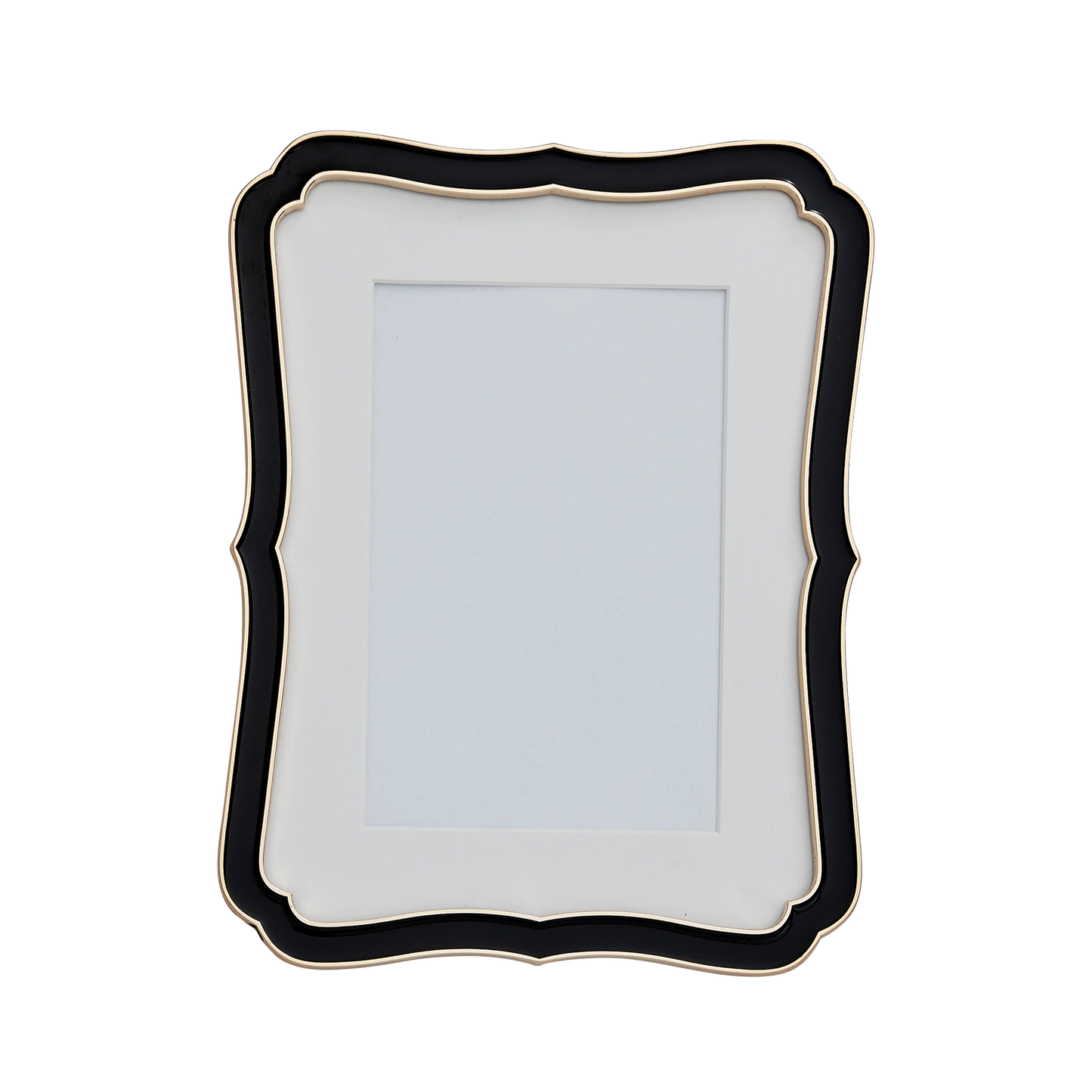 Black decorative picture frame, 10x15cm