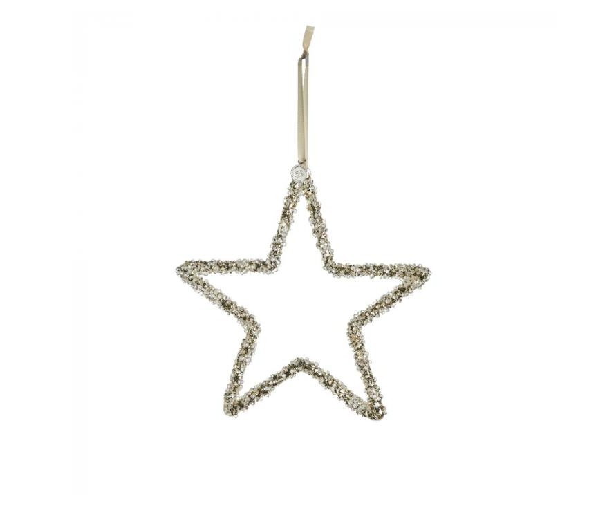 Glitter Star Ornament