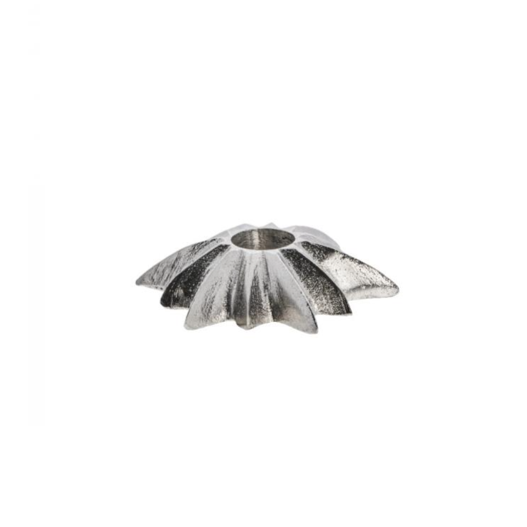 Silver Star Candle Holder 9.5cm