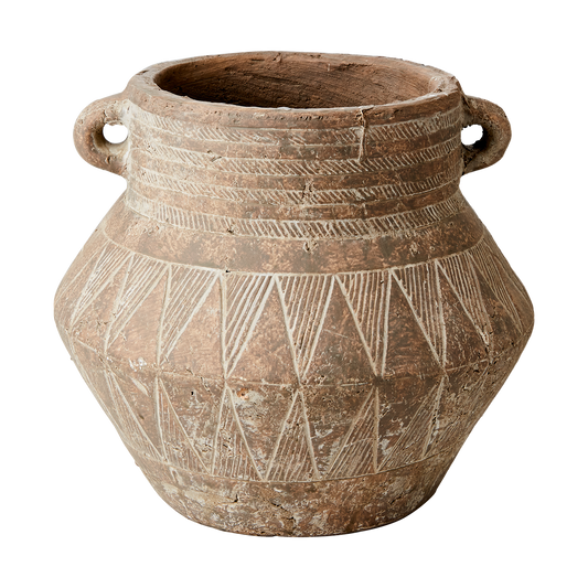 Helios, terracotta pot, large