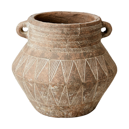 Helios, terracotta pot, large