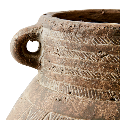 Helios, terracotta pot, large