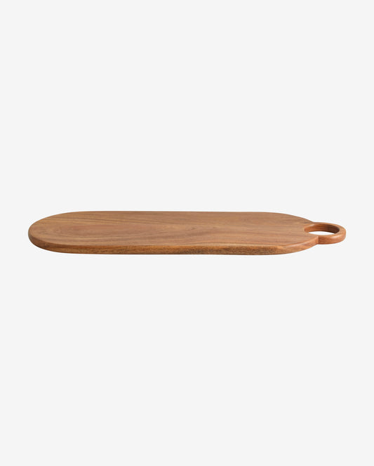 Long wooden serving tray