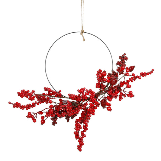 Decorative berry wall hanging