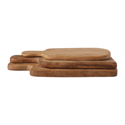 Natural teak cutting board