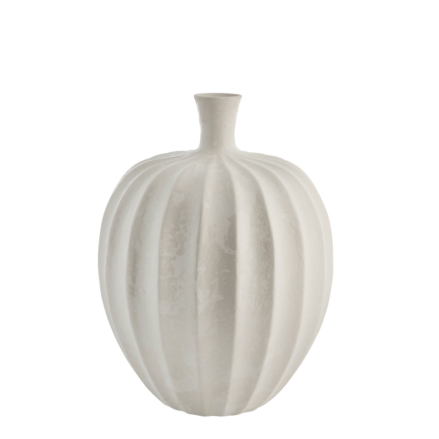Handmade decorative scalloped vase
