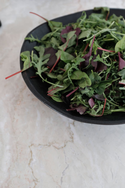 Vintage Indian black wood bowl