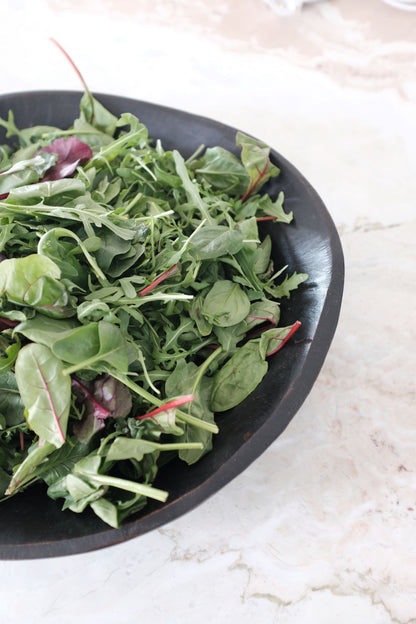 Vintage Indian black wood bowl