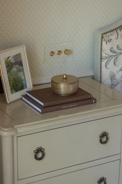 Chocolate linen hardcover blank A5 notebook