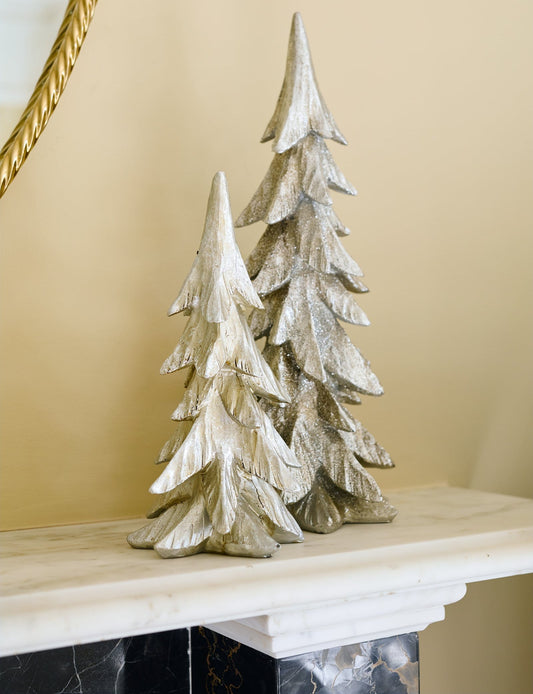 Pale gold Christmas Tree, 29cm