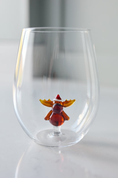 Reindeer Glass Tumbler