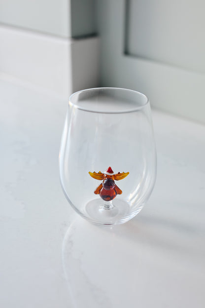 Reindeer Glass Tumbler
