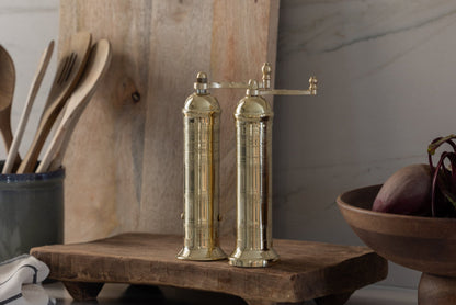 Brass pepper mill