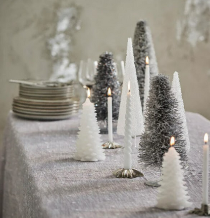 Pale Gold Star Candle Holder 8cm