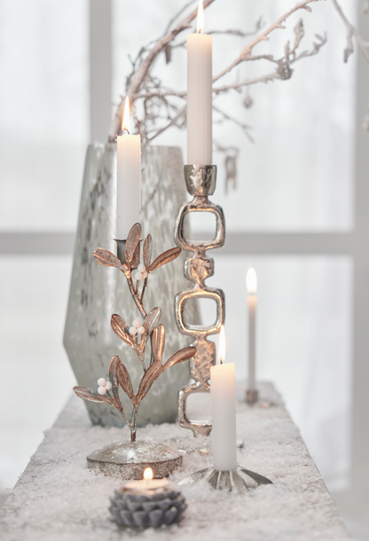 Silver Star Candle Holder 9.5cm