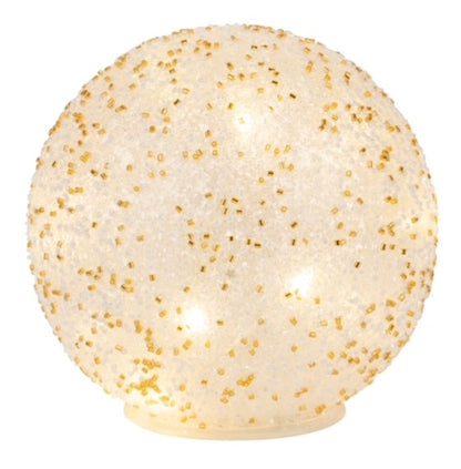 LED Sparkling Gold Sphere - Small
