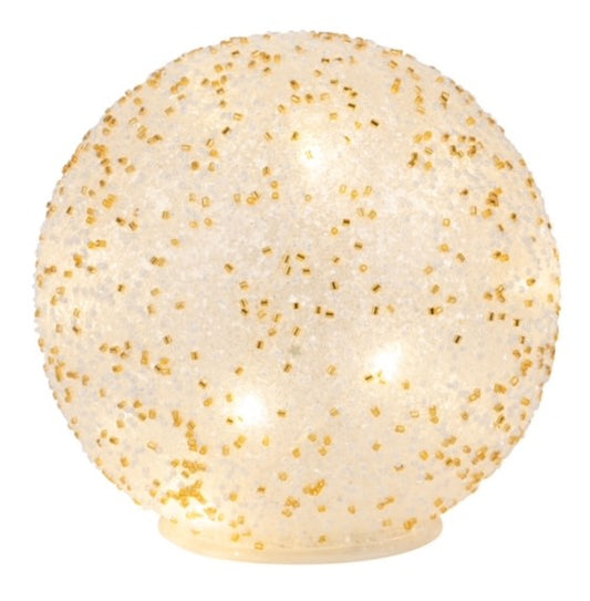 LED sparkling gold sphere - Small