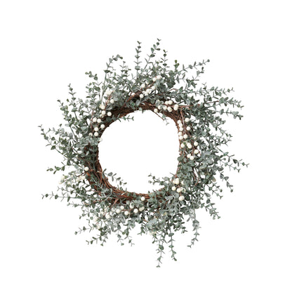 Festive Eucalyptus 50cm Wreath