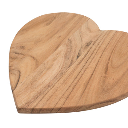 Amour Heart-Shaped Wood Board