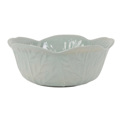 Cabbage Leaf Serving Bowl Large
