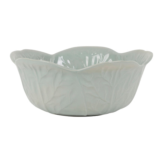 Cabbage Leaf Serving Bowl Large