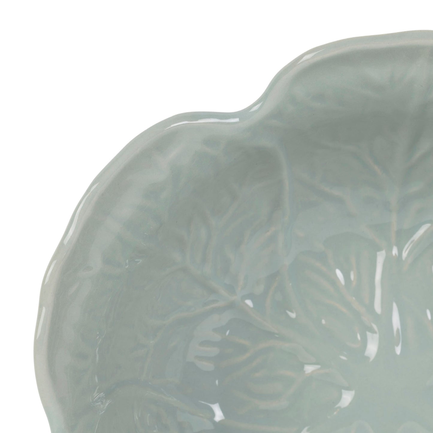 Cabbage Leaf Serving Bowl Small