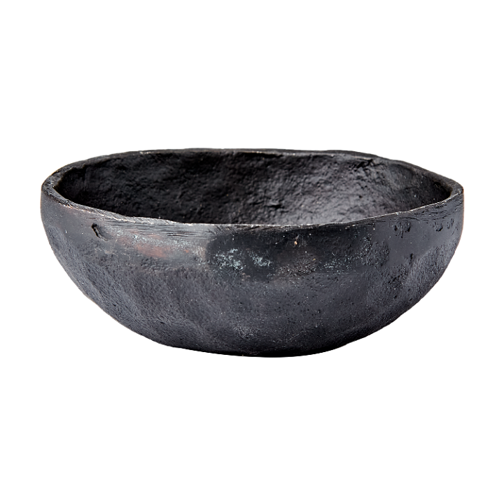 Forma Set of 3 Black Iron Bowls