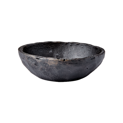 Forma Set of 3 Black Iron Bowls