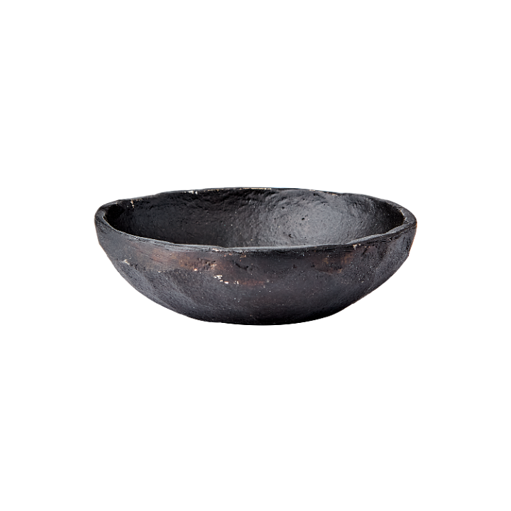 Forma Set of 3 Black Iron Bowls
