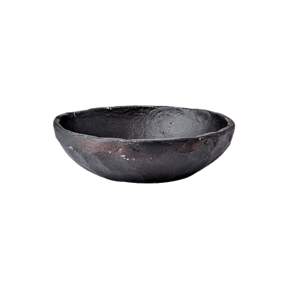 Forma Set of 3 Black Iron Bowls