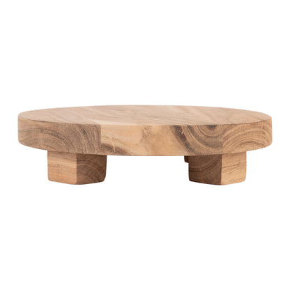 Grace Wooden Footed Tray