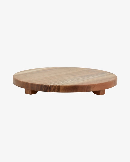 Circular wood platform board