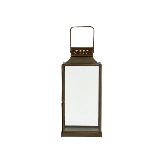 Medium antique style lantern with top