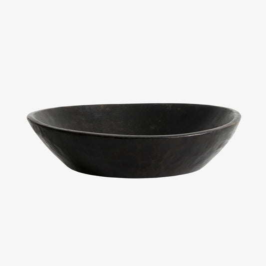 Vintage Indian black wood bowl