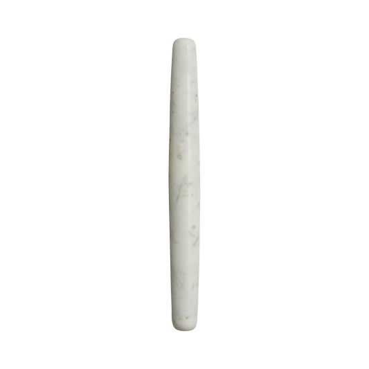 White marble rolling pin