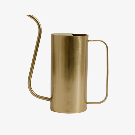 Tall gold water pitcher