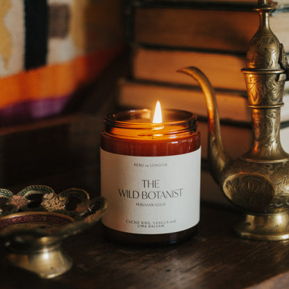 Peruvian Gold - Cacao nibs, vanilla & lima balsam scented candle